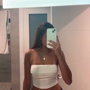 Cover Up White Tube Top